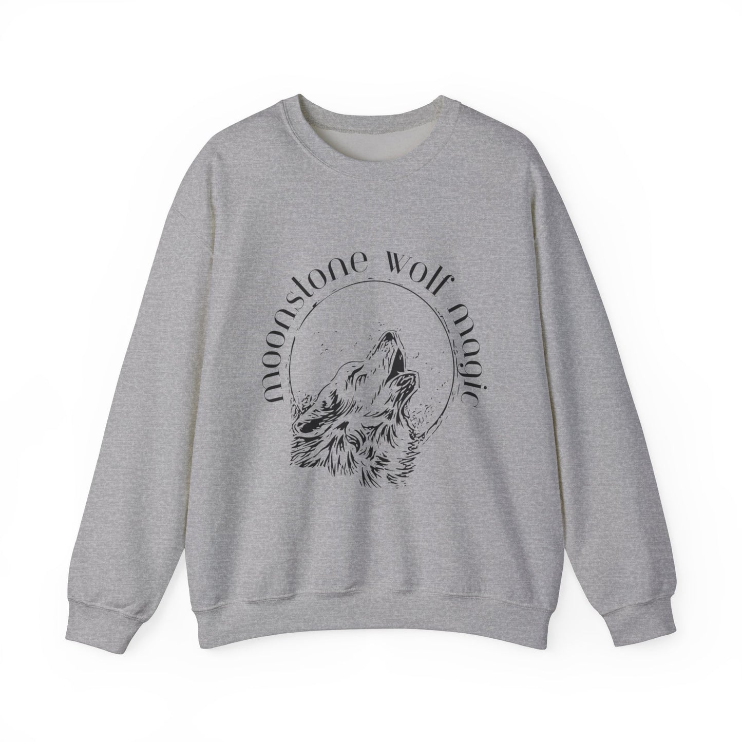 Moonstone Wolf Magic Crewneck Sweatshirt