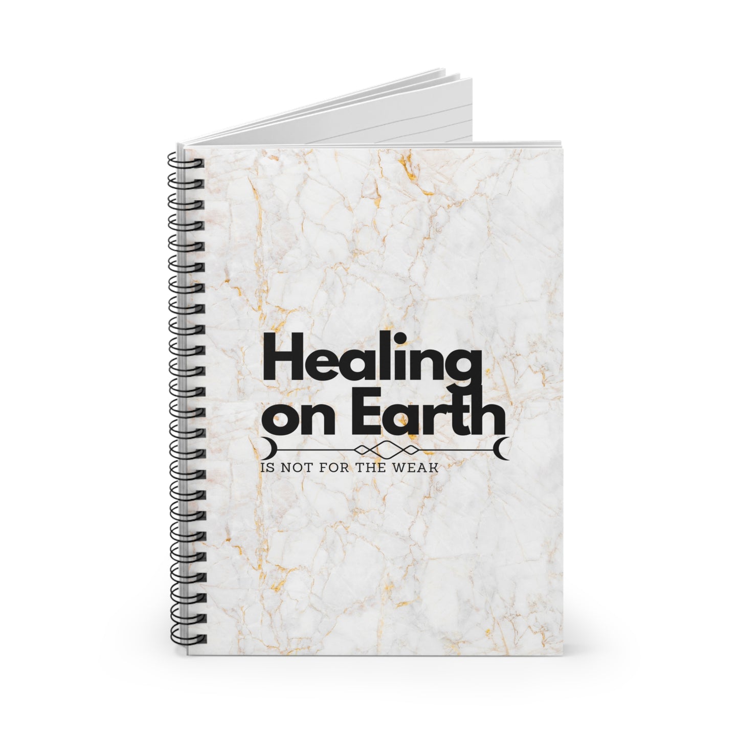 Healing On Earth Spiral Notebook - Ruled Line