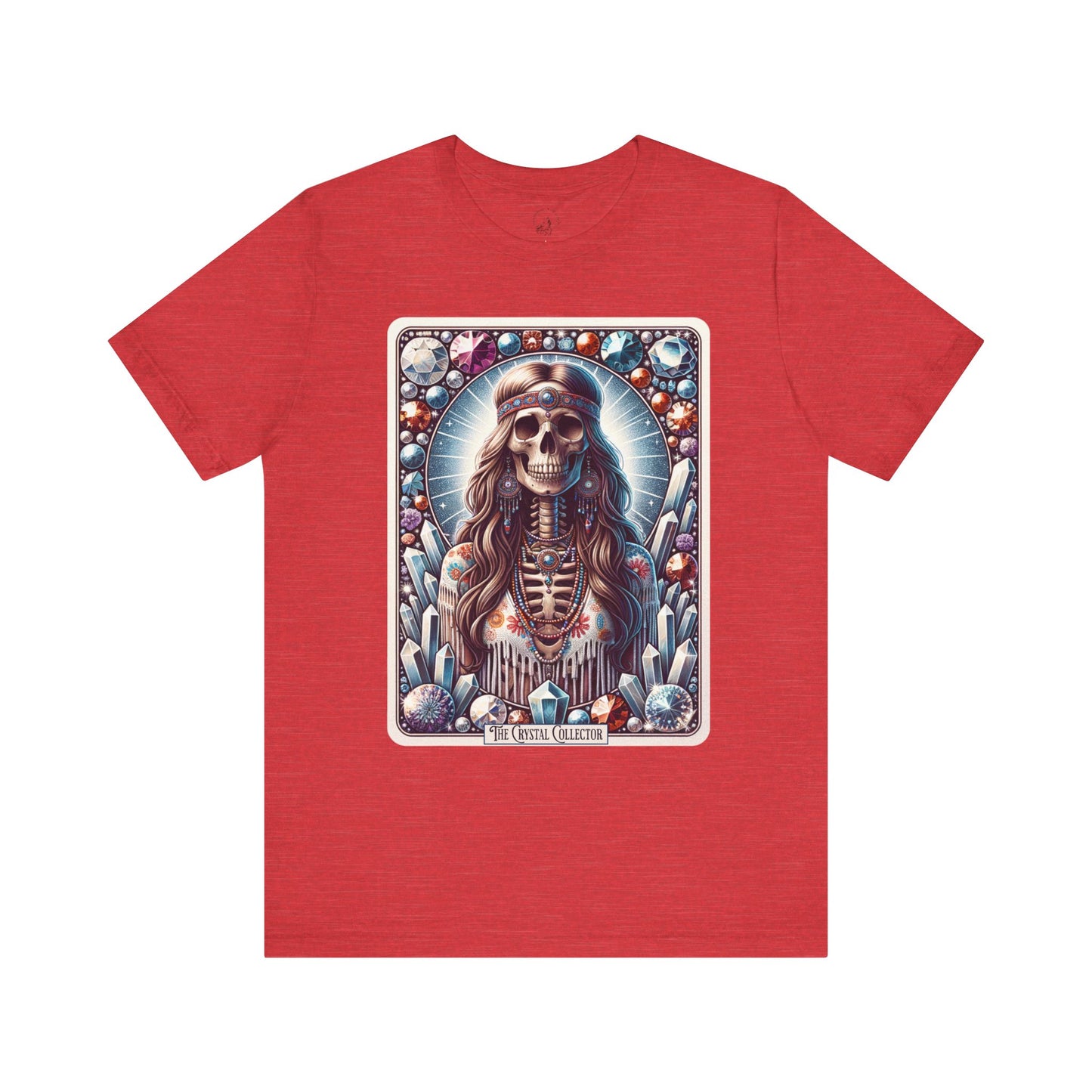 The Crystal Collector Tarot Unisex Jersey Short Sleeve Tee